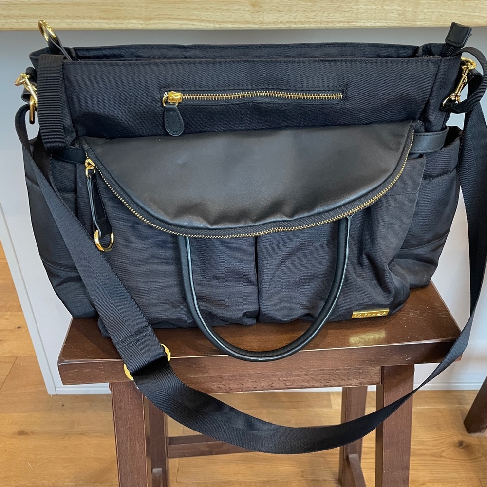 Skip Hop Diaper Bag Satchel Chelsea Downtown Chic